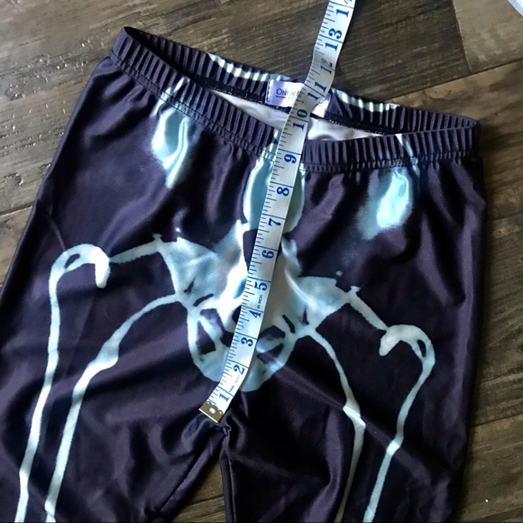 Skeleton Bone Halloween Leggings XS - Picture 6 of 12